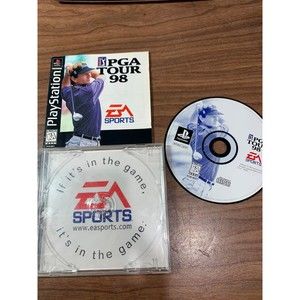 PGA Tour 98 PlayStation 1 PS1 Video Game Complete With Manual Tested Working